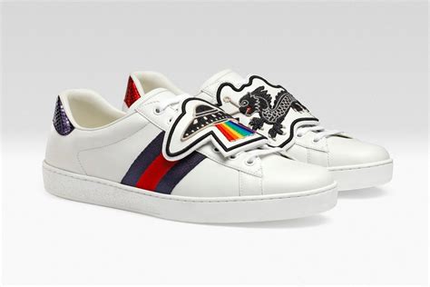 gucci sneaker patches|gucci sneakers farfetch.